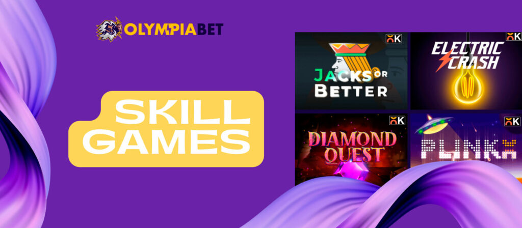 Games of skill on the Olympiabet website