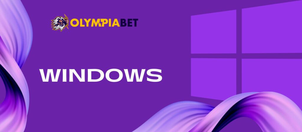 Olympiabet currently does not have an official Windows application