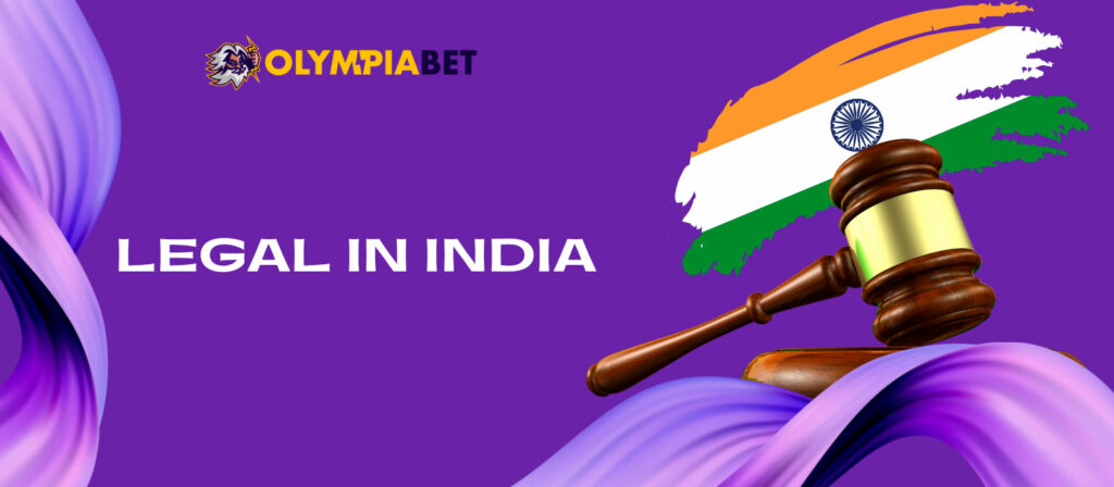 Olympiabet is a fully legal betting and casino site in India