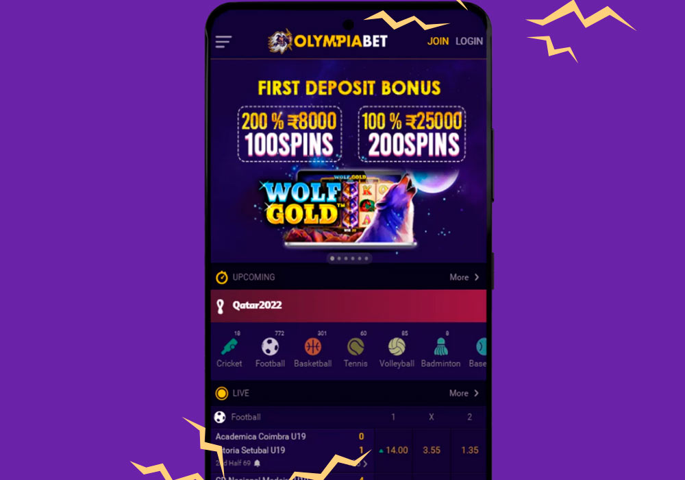 Download and install Olympiabet